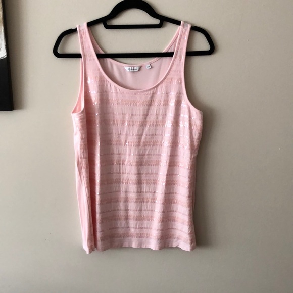 Reitman’s Pink Sparkle Top - Picture 1 of 4